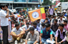 Mangalore: Students protest against changes in carry-over system